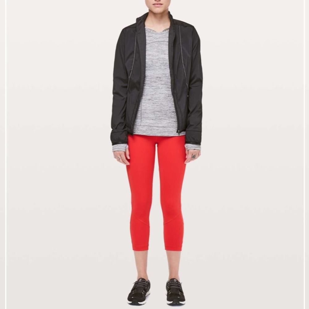 Lululemon Pace Rival Crop *Full-On Luxtreme 22" True Red